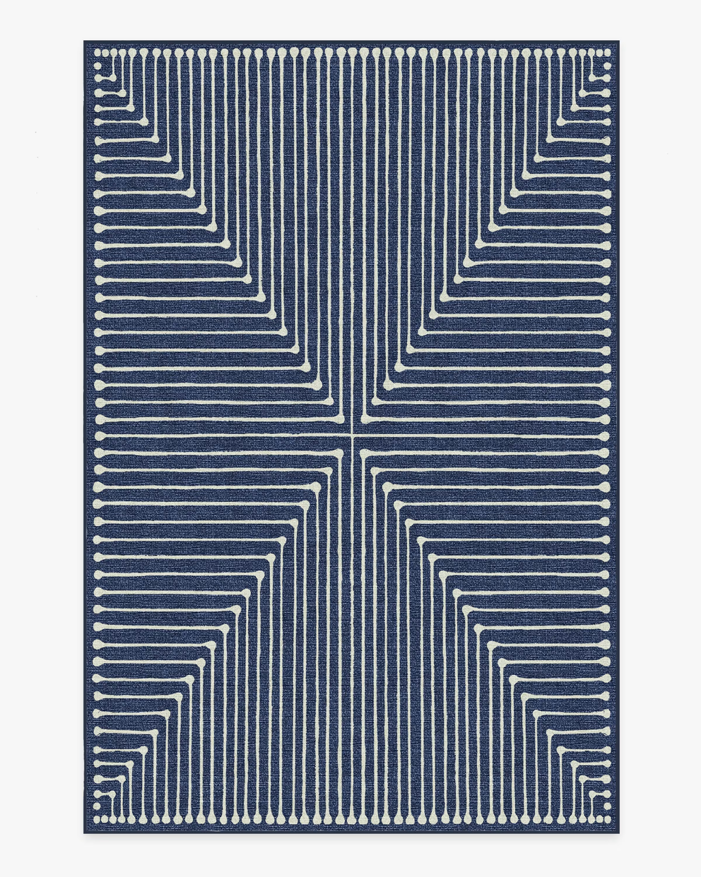 Jonathan Adler Inkdrop Lapis Blue Rug | Ruggable