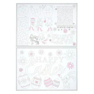 15" Easter Motif Color Your Own Placemat Set by Celebrate It™, 12ct. | Michaels | Michaels Stores