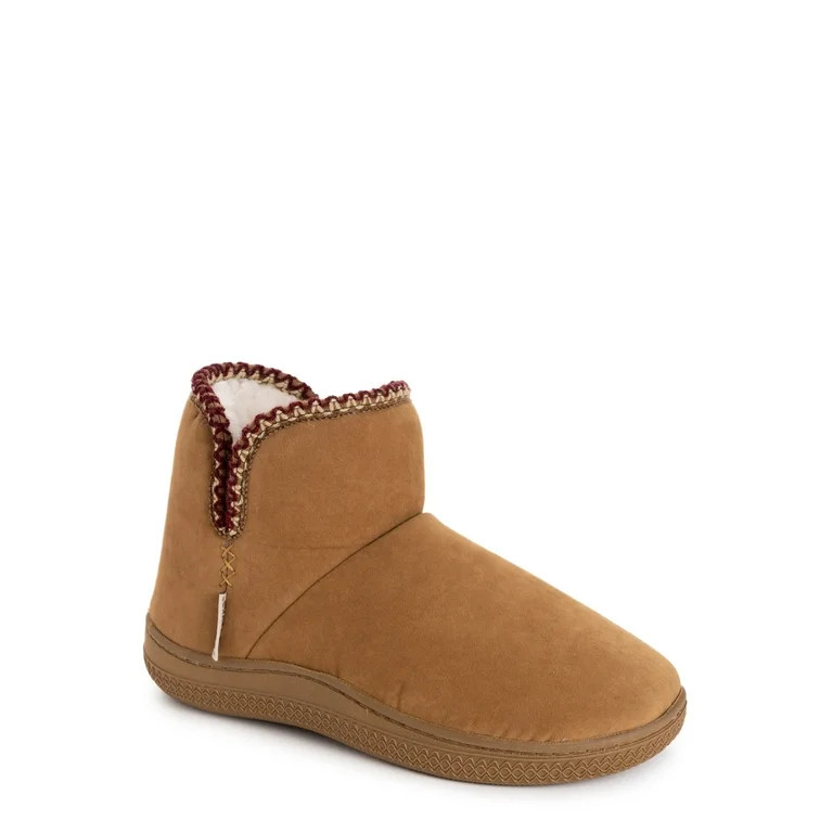 MUK LUKS Women's Poly Suede Slipper Booties | Walmart (US)
