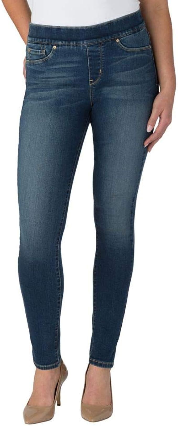 Signature by Levi Strauss & Co. Gold Label Women's Totally Shaping Pull-on Skinny Jeans | Amazon (US)