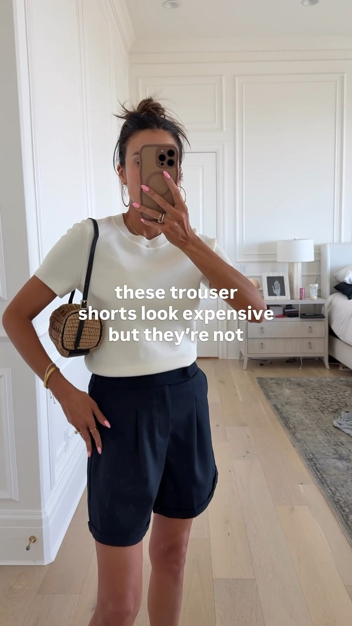 Trouser shorts that look expensive ✨

@amazon @amazonfashion

Spring outfit, work outfit, Amazon fashion, work shorts 

#LTKWorkwear #LTKOver40 #LTKootd