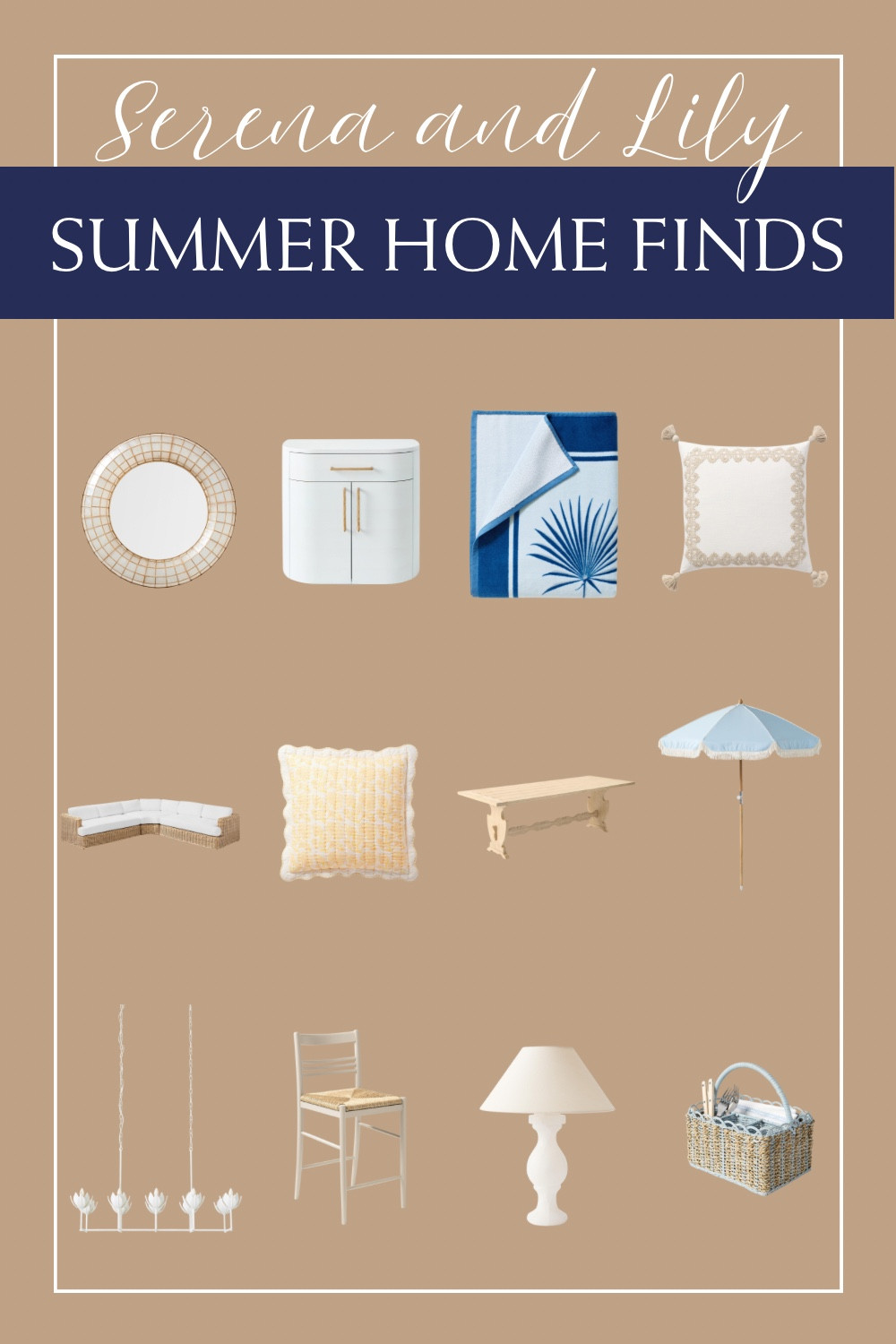 Check out these new and trending home finds from Serena and Lily to brighten up your summer spaces! ☀️🍉⛱️🌊🐚

#LTKHome #LTKSeasonal

#LTKHome #LTKSeasonal