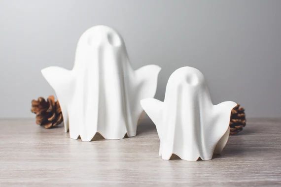 Model Ghost Figure | Cute Spooky Ornament | Halloween Decor | 3D Printing | Sawford Design Studio | Etsy (US)