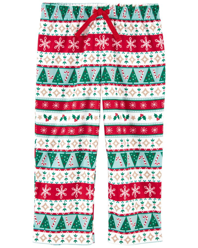 Toddler Christmas Trees Fleece PJ Pants | Carter's
