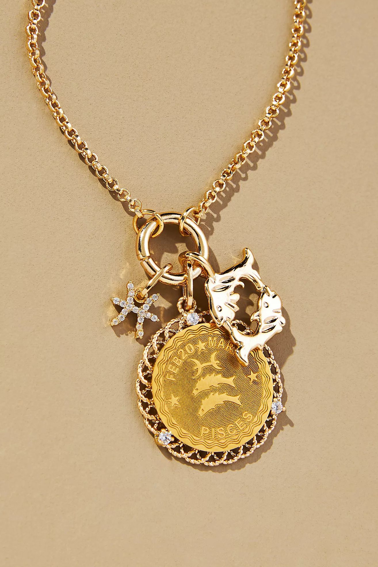 Zodiac Charm Necklace | Anthropologie (US)