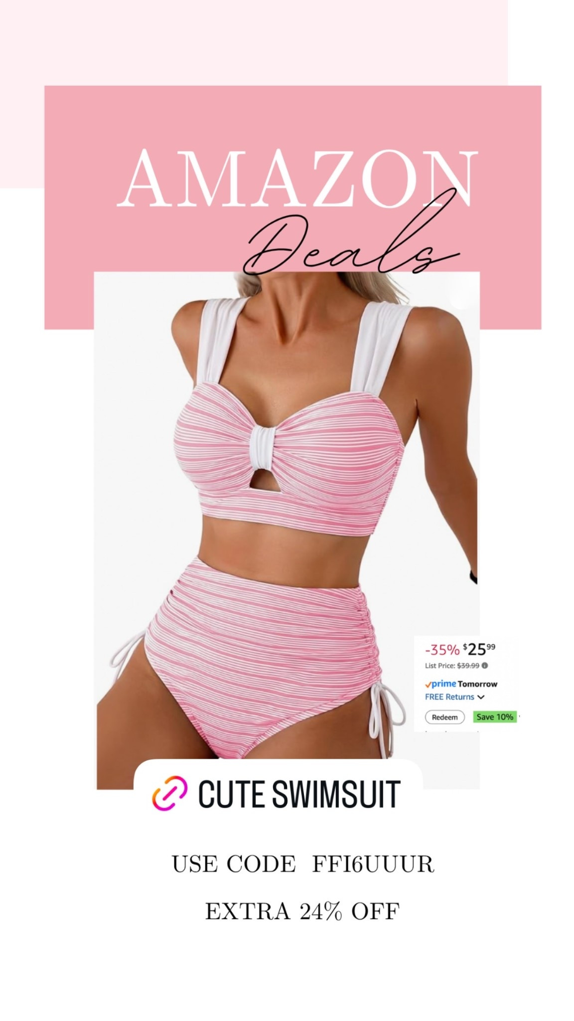 Cute two-piece swim suit on Deal!

#LTKMidsize #LTKSaleAlert #LTKSwim