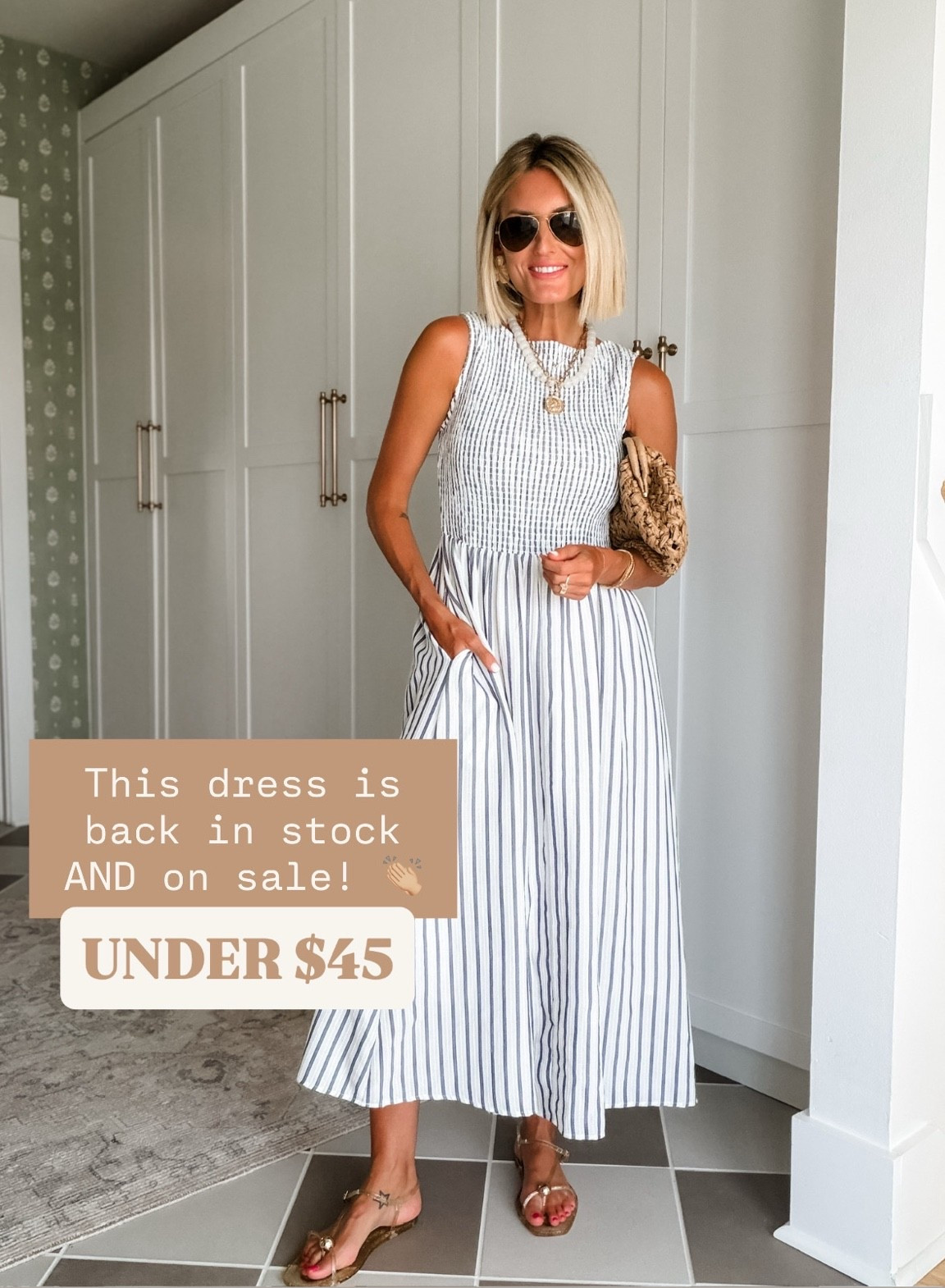 This dress is such a great staple for summer 👏🏼 the stripes are so timeless! Wearing S.

Loverly Grey, Amazon find, Amazon fashion, striped maxi dress, summer dress, summer fashion, Amazon prime day deals, sale alert

#LTKootd #LTKSeasonal #LTKSaleAlert