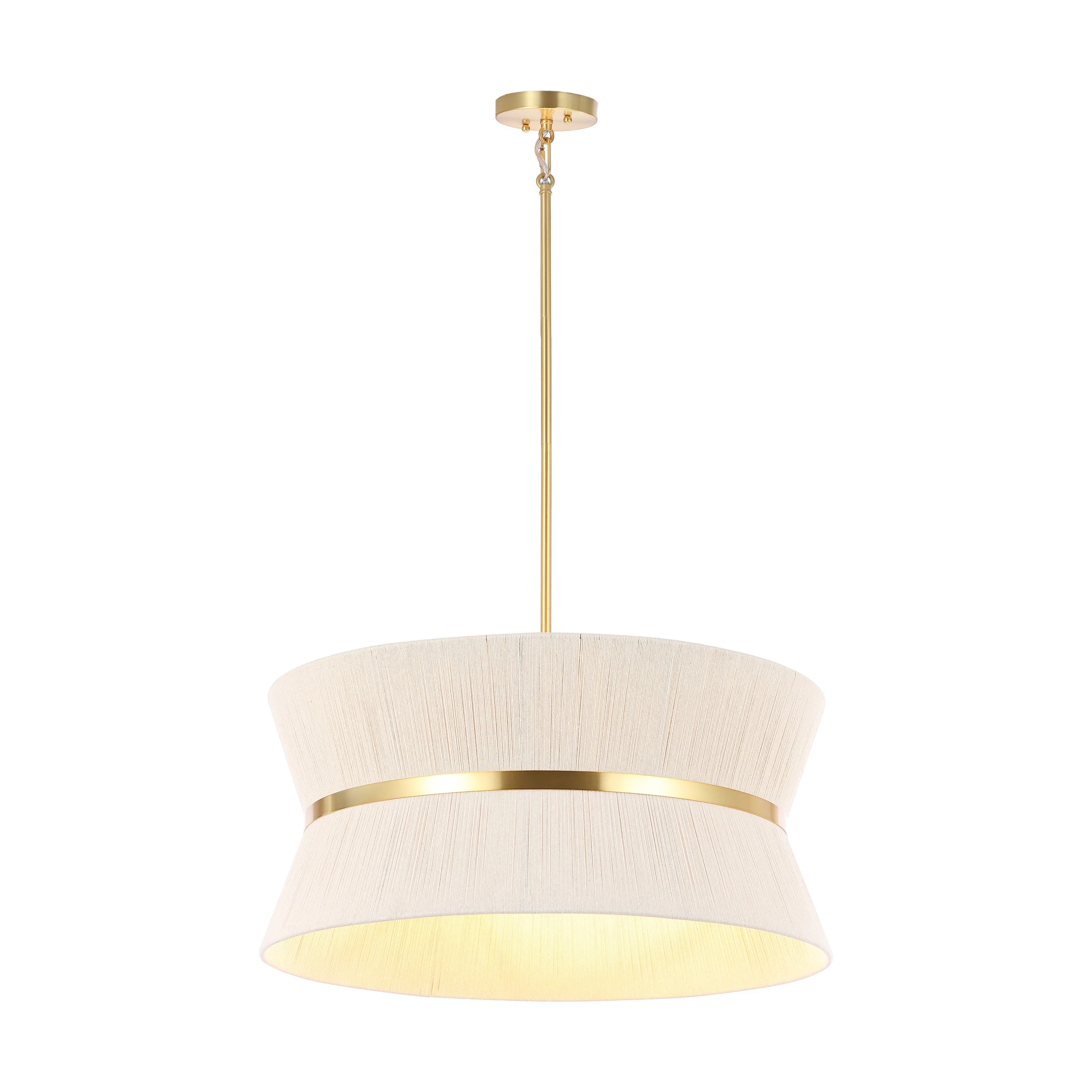 Abbington 4 - Light Dimmable Drum Chandelier | Wayfair North America