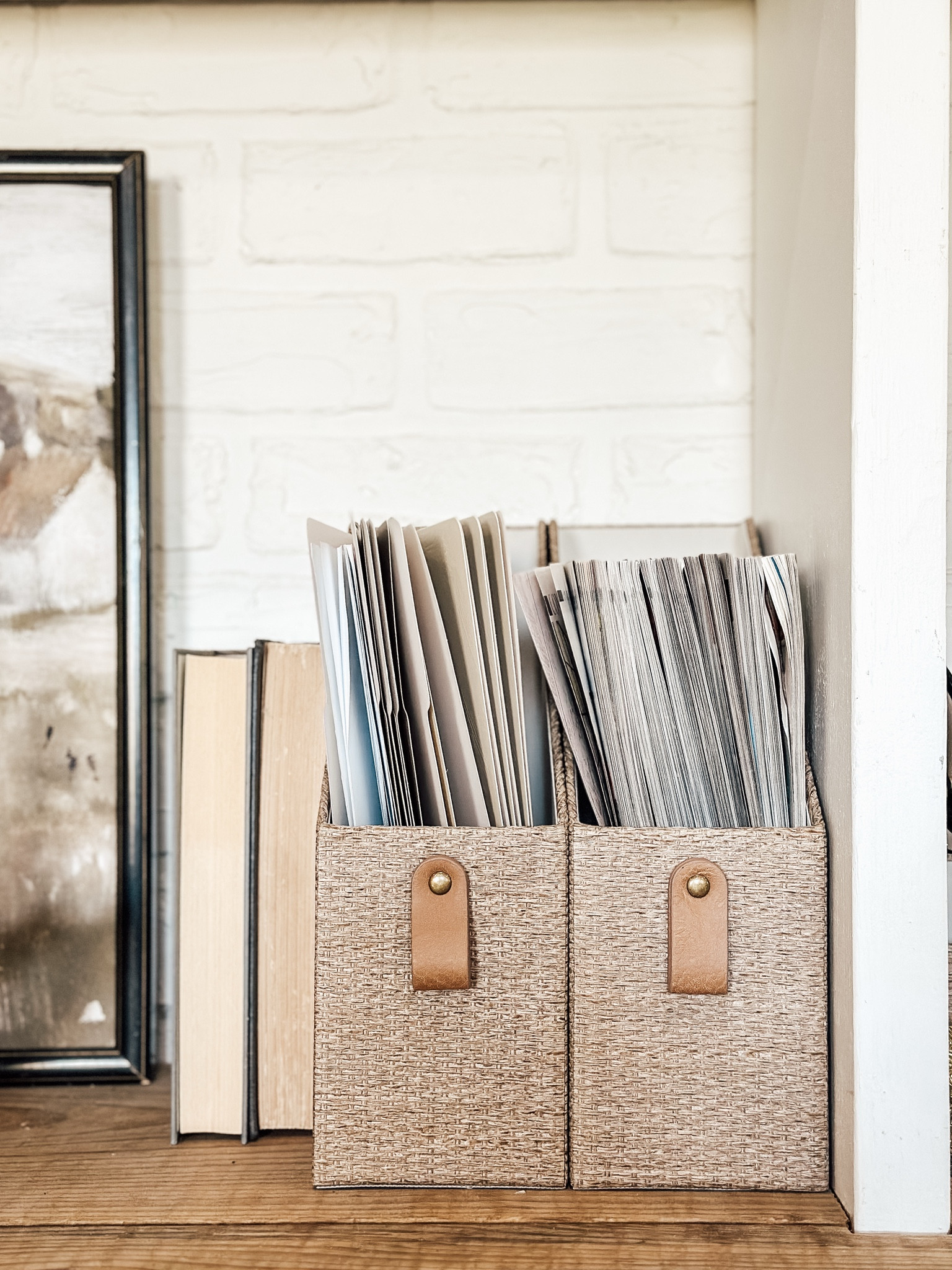 Wicker Magazine Holders for the Win! So beautiful and functional!

#LTKHome