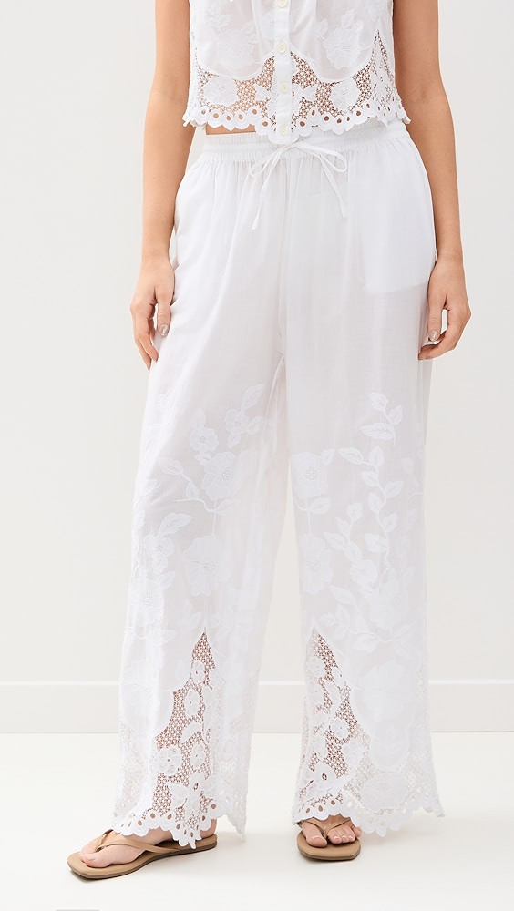Vitamin A Flora Broderie Pants | Shopbop | Shopbop