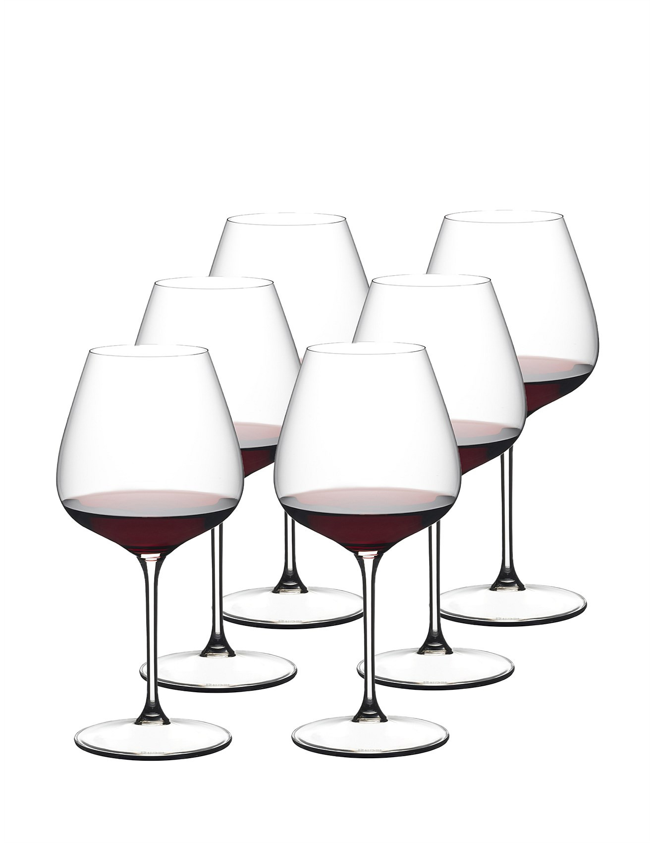 GRAPE@RIEDEL PINOT NOIR/NEBBIOLO/APERITIVO SET OF 6 | David Jones (Australia & New Zealand)