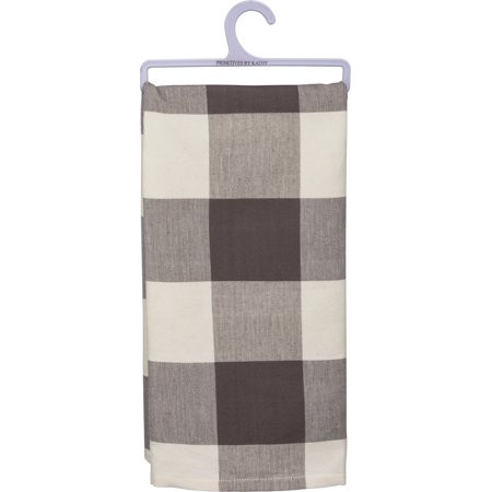 Holiday Buffalo Plaid Dish Towel - 20"" x 28"", Black, White, Checkered, Seasonal Kitchen Decor, Chr | Walmart (US)