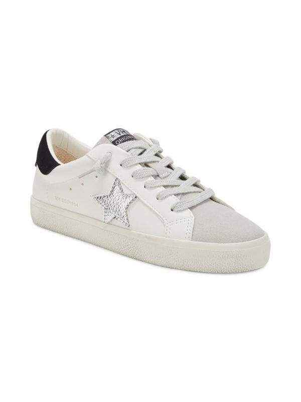Croco-Embossed Star Suede Low Top Sneakers | Saks Fifth Avenue OFF 5TH