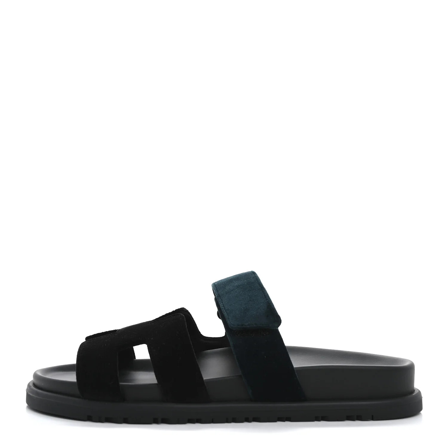 Velvet Womens Chypre Sandals 36.5 Black Vert Mousse | FASHIONPHILE (US)