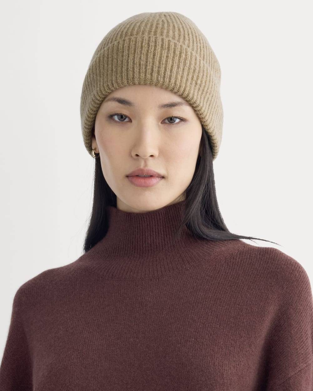 The Cashmere Ribbed Beanie | Heather Beech | Everlane