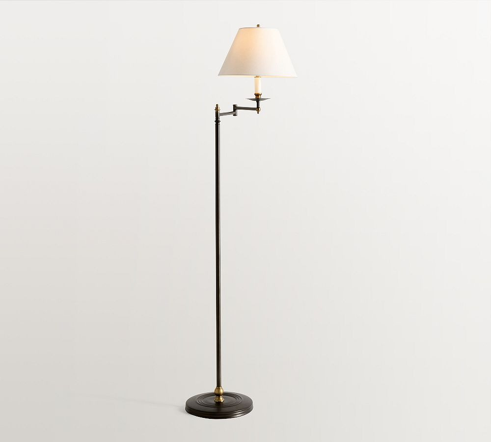 Hayden Metal Articulating Task Floor Lamp (53") | Pottery Barn (US)