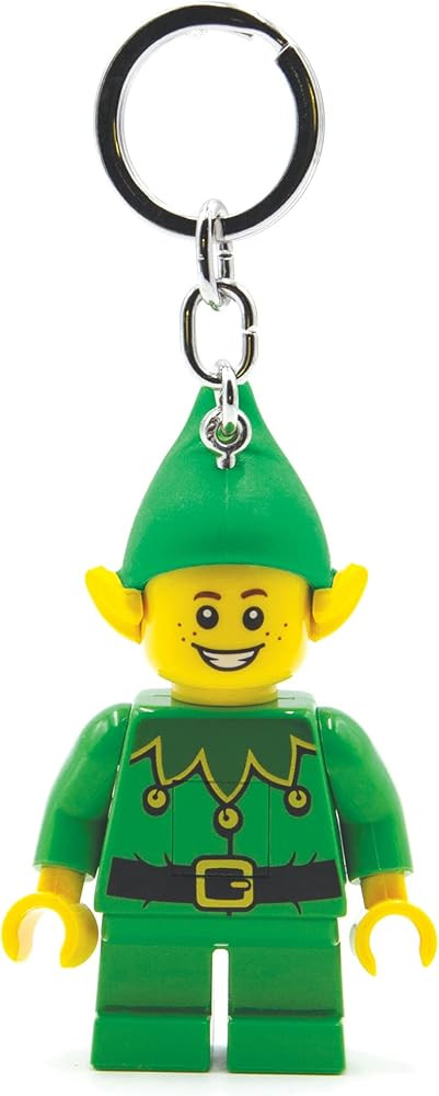 LEGO Classic Keychain Light - Elf - 3 Inch Tall Figure (KE181H), for holiday, stocking stuffer, C... | Amazon (US)