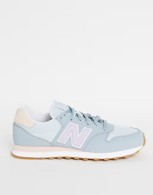 New Balance 500 Classic trainers in pale grey | ASOS (Global)