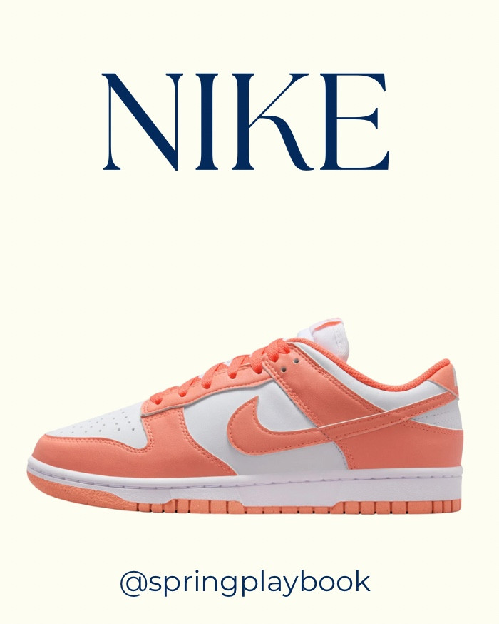 Nike Dunk in Wild Mango!
This color is beautiful for all Springs. It’s contrasted with white, so some may not prefer this shoe. 

Swipe to see pics and swatches. Old Navy Nectar is a touch more pink, but still pairs well together. Lululemon Coral Kiss is a match. HOCTangerine is a touch more orange. 

#createdcolorful #createdcolorfulspring #hocspring #tcispring #pcaspring #lightspring #warmspring #truespring #brightspring #clearspring #paintboxspring #bluespring

#LTKShoeCrush #LTKStyleTip #LTKActive