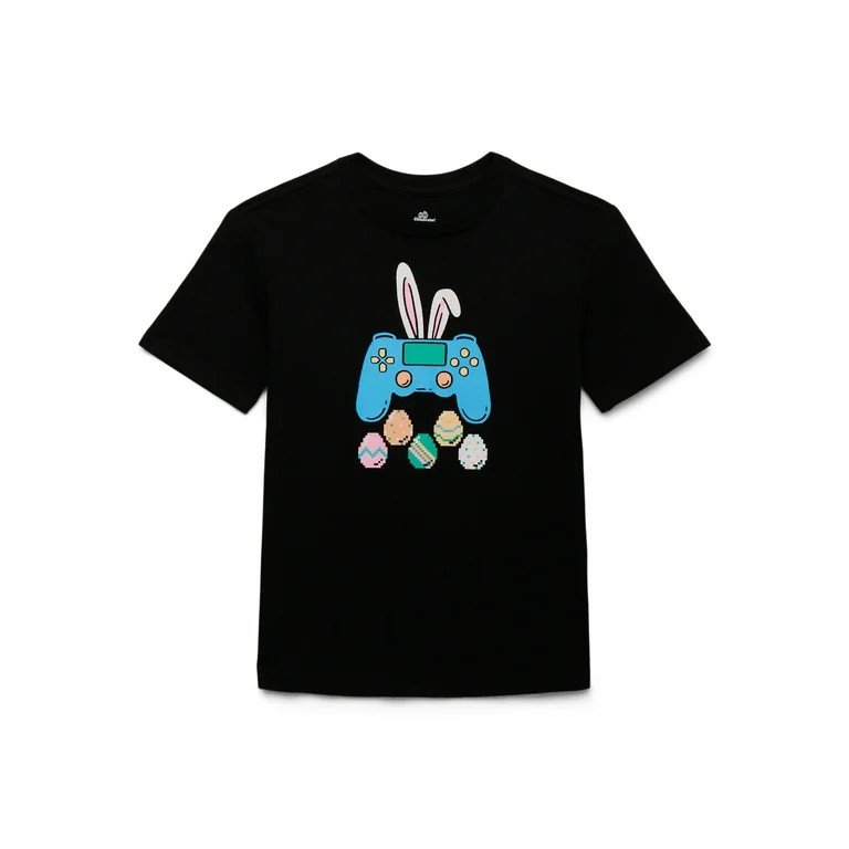 Way to Celebrate Boys Easter Graphic T-Shirt, Sizes 4-18 & Husky - Walmart.com | Walmart (US)