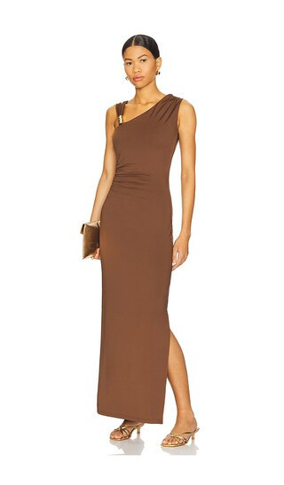 SNDYS x REVOLVE Baylee Maxi Dress in Brown. - size XL | Revolve Clothing (Global)