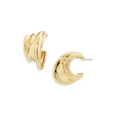 Jenny Bird Leona Hoop Earrings in High Polish Gold at Nordstrom | Nordstrom