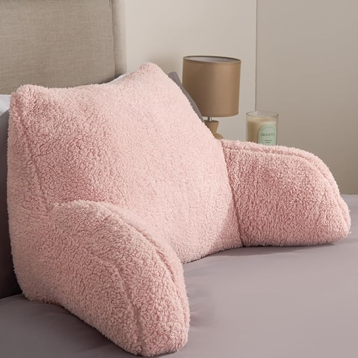 OHS Cuddle Cushion Teddy Pink, Gifts for Her Reading Pillows for Bed Super Soft Cosy Pillow with ... | Amazon (UK)