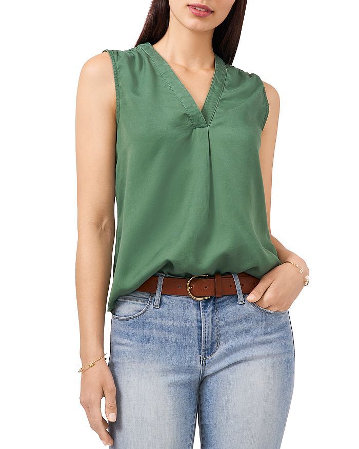 V Neck Sleeveless Top | Bloomingdale's (US)