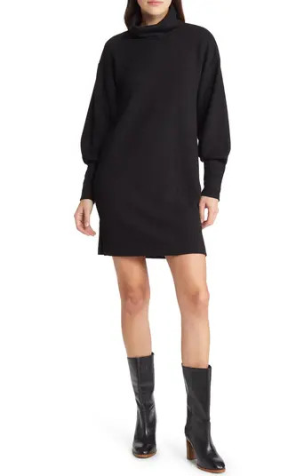Treasure & Bond Turtleneck Long Sleeve Sweater Dress | Nordstrom | Nordstrom
