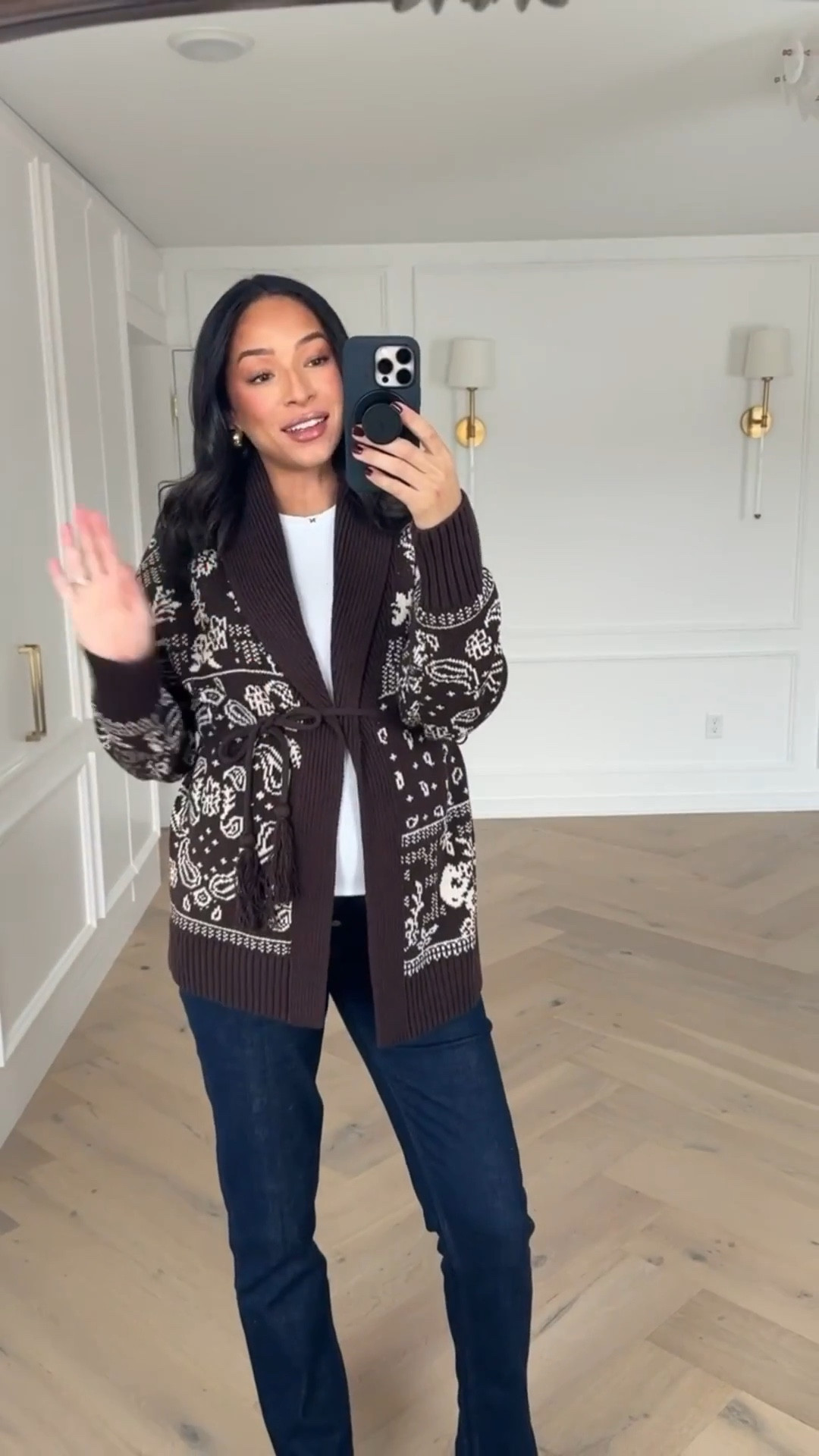 Use code AFNENA for an extra 15% OFF Abercrombie! Almost everything is up to 40% OFF + my code stacks on top!! Wearing size S white tee, size M belted cardigan and size 26 long straight leg jeans (rinse ) 

Winter Outfit 
Winter Fashion
Holiday Outfit
Casual Outfit 
Weekend Outfit
Abercrombie Code
Abercrombie Sale

#LTKSeasonal #LTKFindsUnder100 #LTKSaleAlert