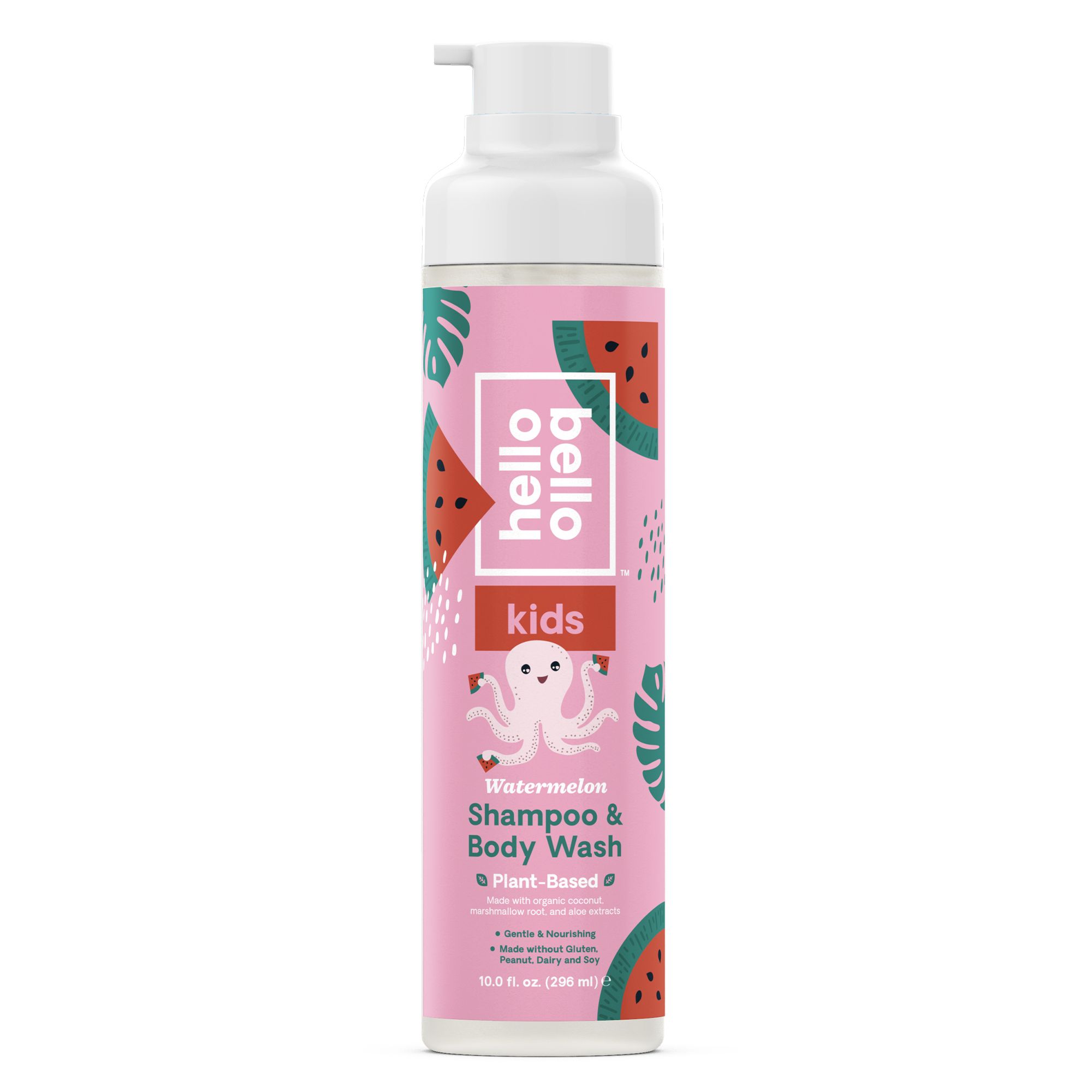 Hello Bello Kids Shampoo & Body Wash, Watermelon, 10 oz | Walmart (US)