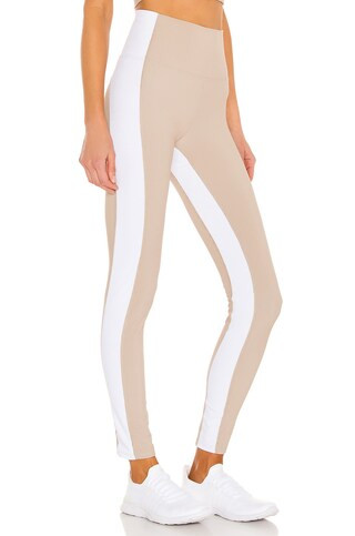 Colorblock Legging in Taupe & White | Revolve Clothing (Global)