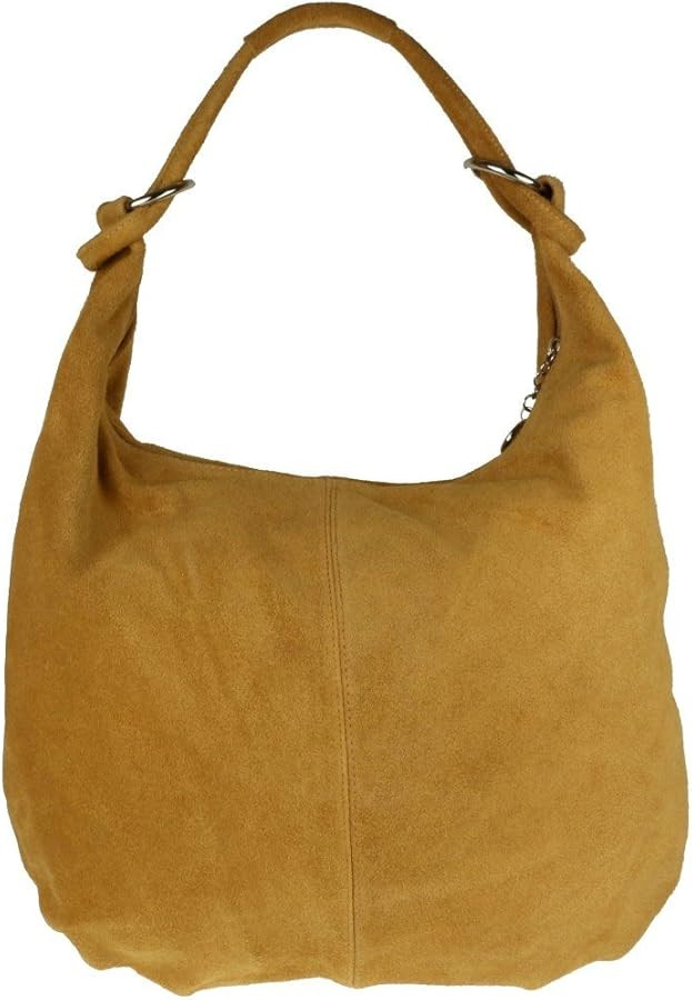 Womens Hobo Italian Suede Genuine Leather Shoulder Bag | Amazon (US)