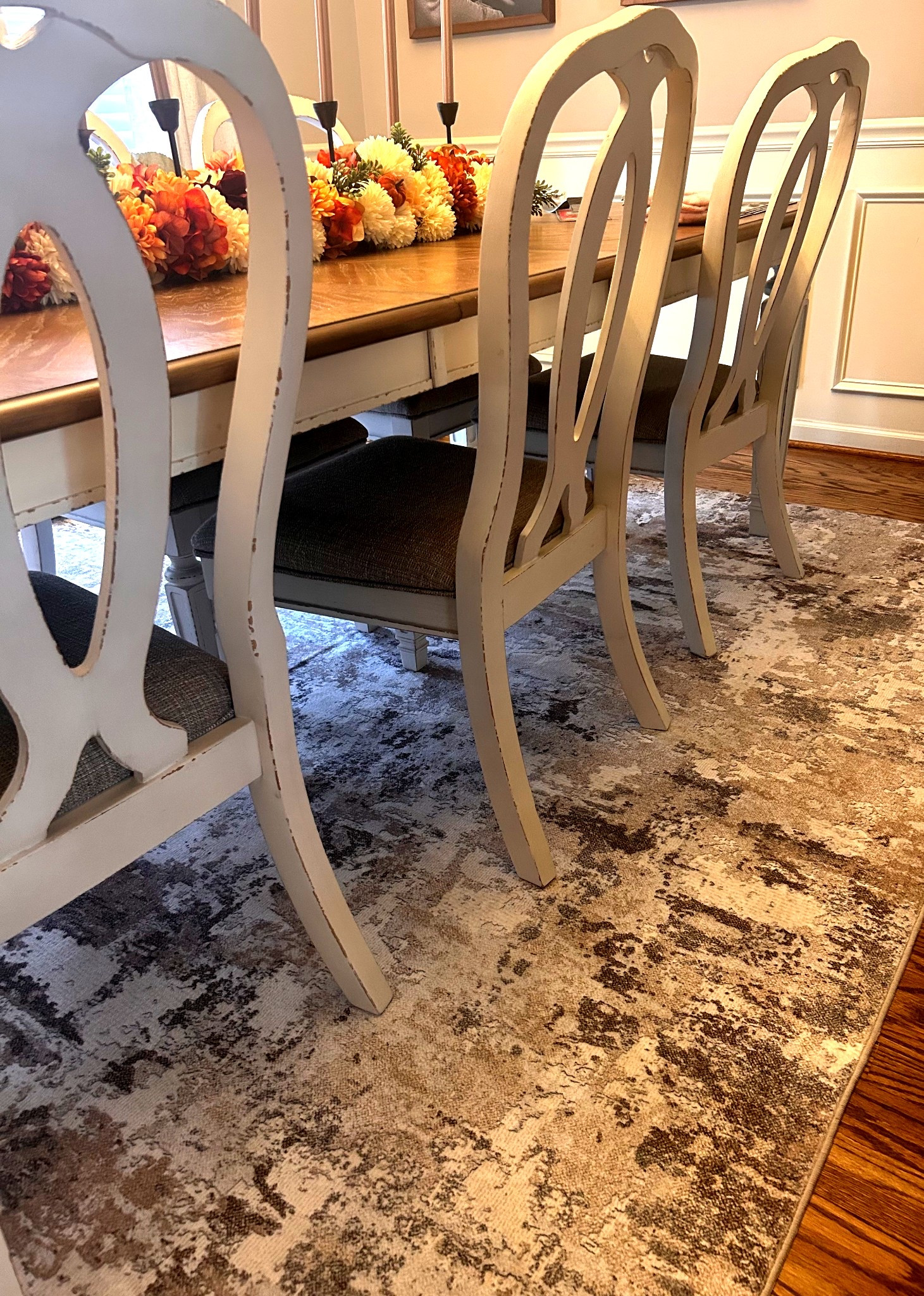 New dining room rug and it is WASHABLE! So soft and amazing quality! 

#LTKHome