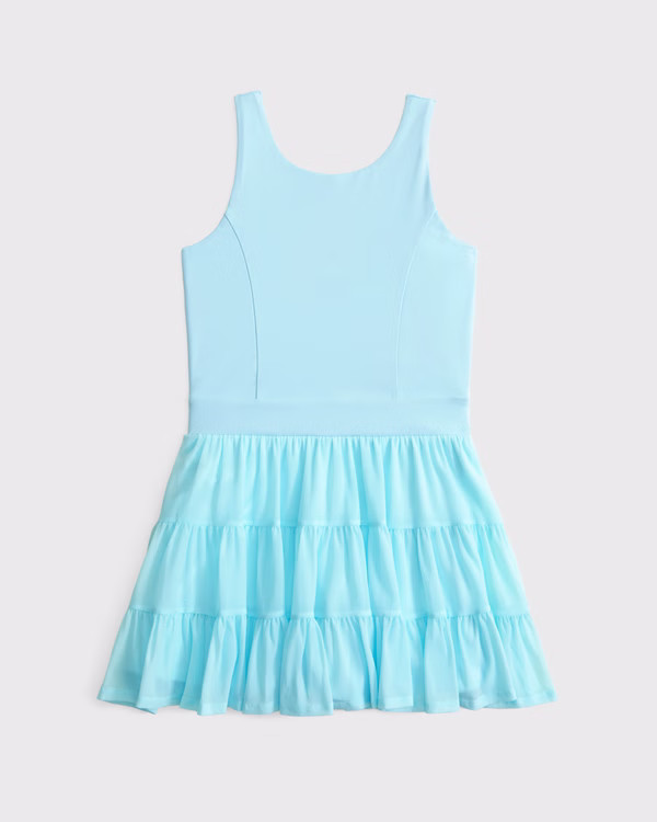ypb mesh mini dress | Abercrombie & Fitch (US)