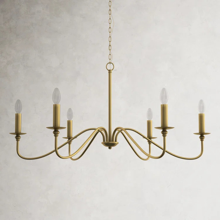 Ableton 6 Light Metal Dimmable Chandelier | Wayfair North America