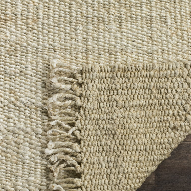 SAFAVIEH Natural Fiber Clara Braided Jute Area Rug, Ivory, 6' x 9' - Walmart.com | Walmart (US)