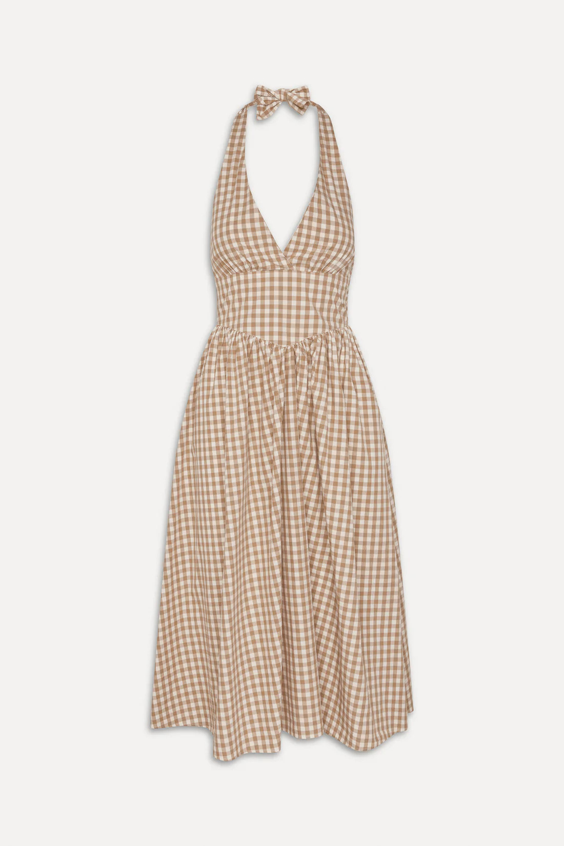 x BELLA HADID Prairie Midi Dress - Rodeo Gingham | Frankies Bikinis