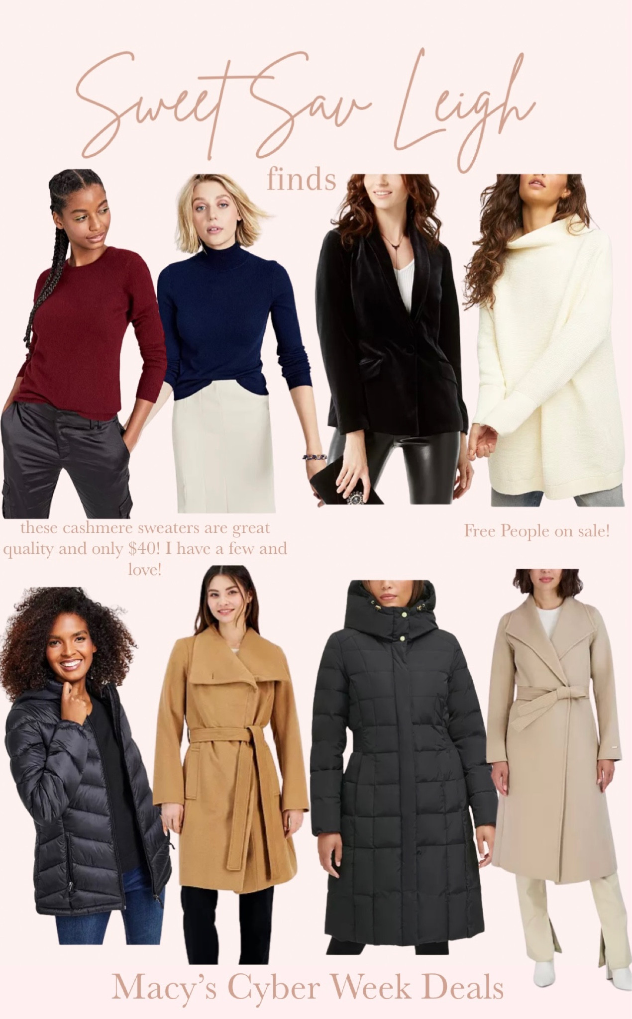 Macy’s cyber week deals! 

#LTKGiftGuide #LTKSeasonal #LTKCyberweek