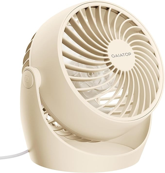 Gaiatop Desk Fan, 5-Inch Portable Electric Table Desktop Air Circulator Fans, Small but Powerful ... | Amazon (US)