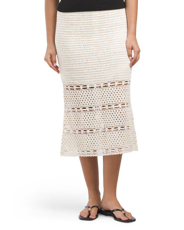 Adela Crochet Midi Skirt | Shorts & Skirts | Marshalls | Marshalls