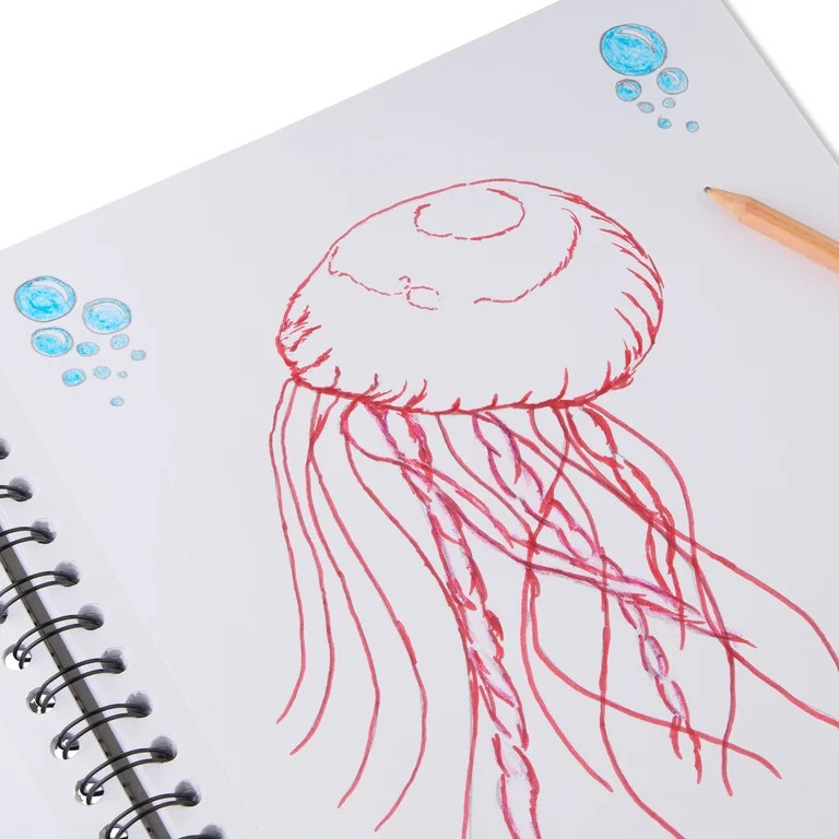 Pen+Gear Create a Cover Sketch Diary, Blue, Insertable Cover, 70 Sheets, 8.5" x 11" | Walmart (US)