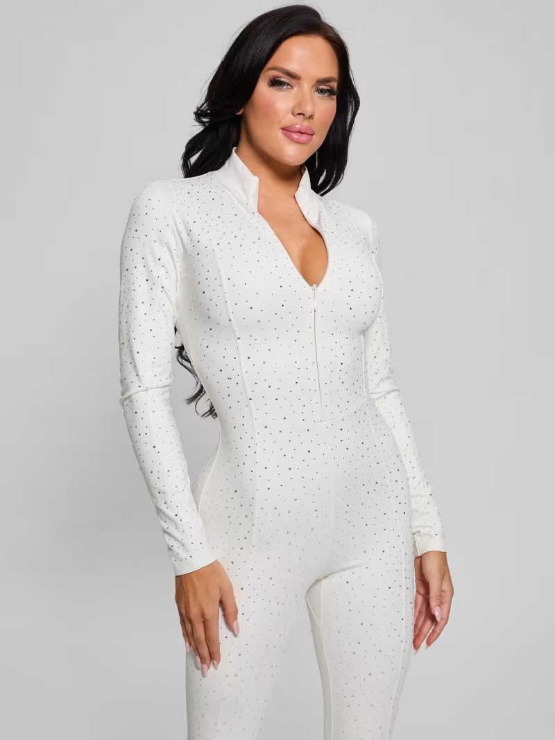Nati Rhinestone Ski Jumpsuit | Guess US | Guess (US)