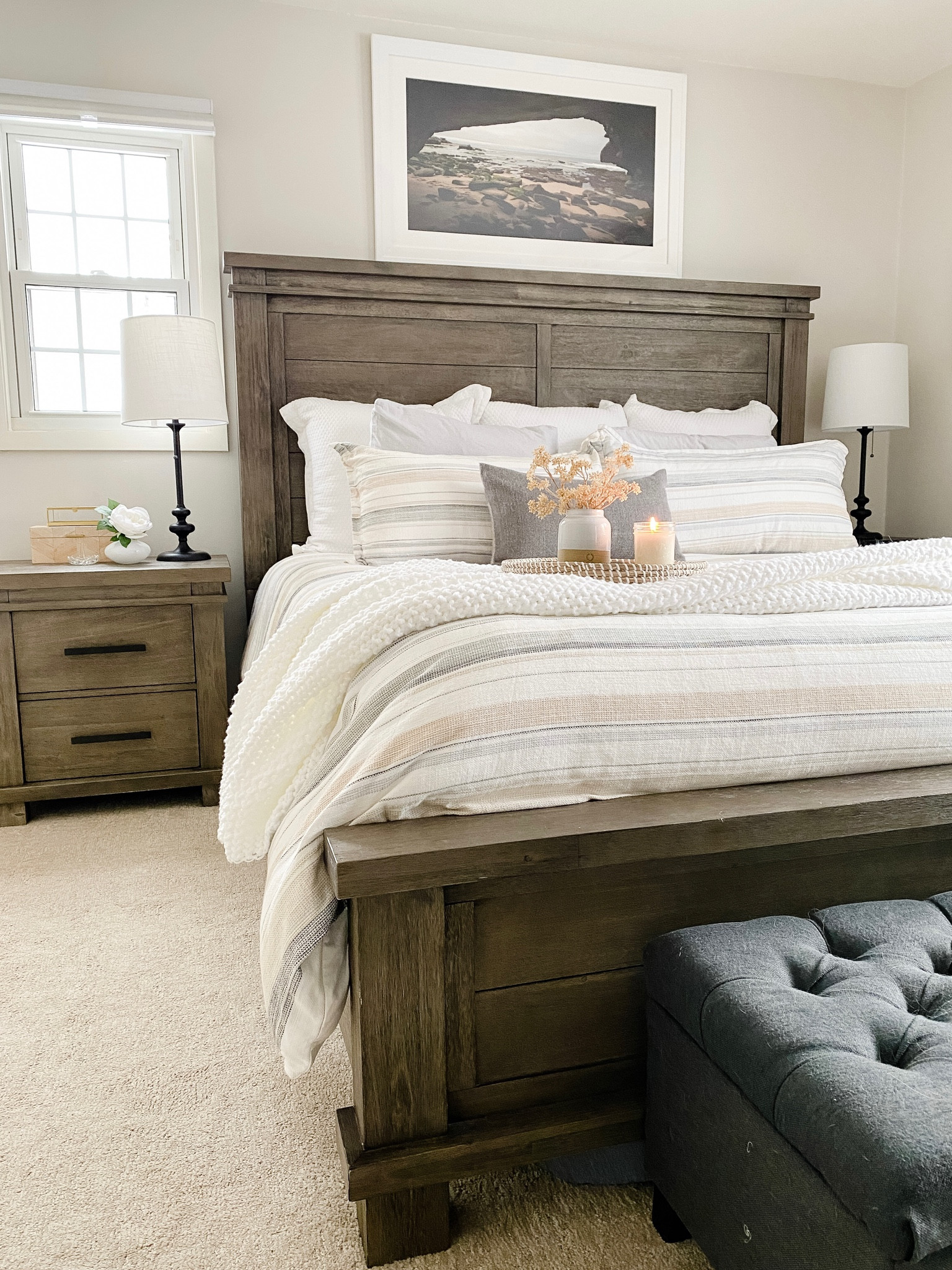 Bedroom decor and styling. Neutral bedroom

#LTKfamily #LTKstyletip #LTKhome