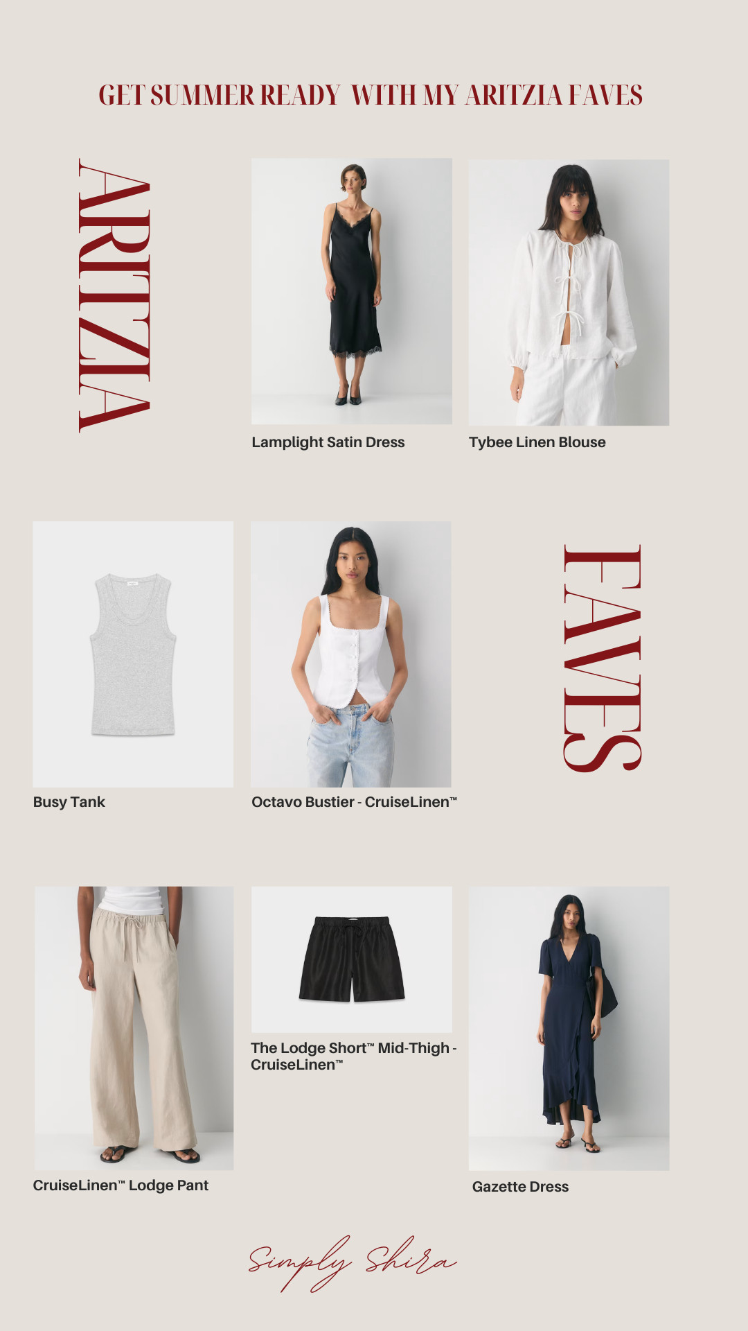 My Aritzia summer must haves! 

 #LTKcanada #LTKsummer #LTKdresses