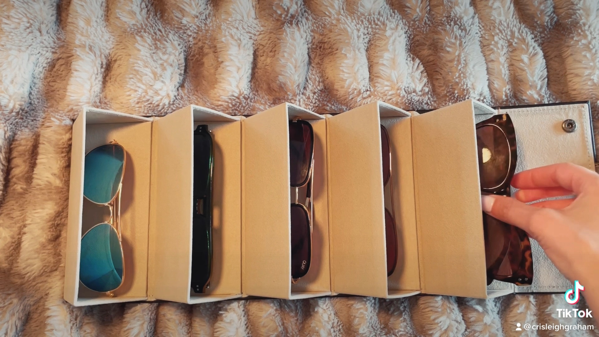 One of my favorite travel finds!!! I just adore this sunglasses roll - it allows me to pack a variety without needing all the different cases. Fits perfectly in my luggage or my carry on. ♥️

#LTKover40 #LTKfindsunder50