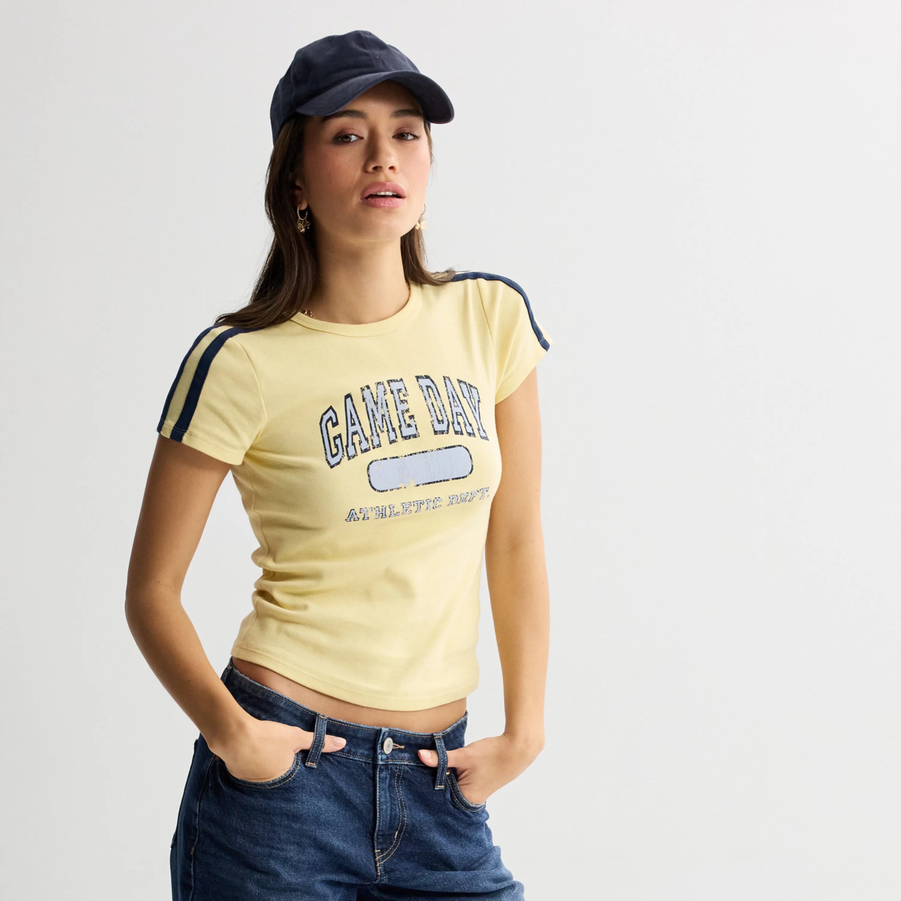 Juniors' SO\u00ae Slim Fit Baby Tee | Kohl's