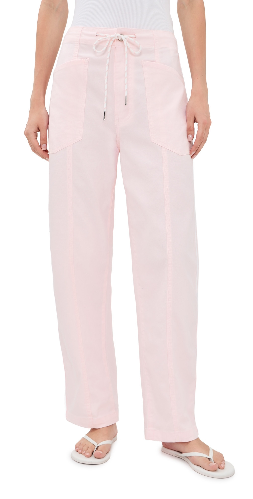 DAZE Villa Sport Stripe Pants Petal 30 | Shopbop