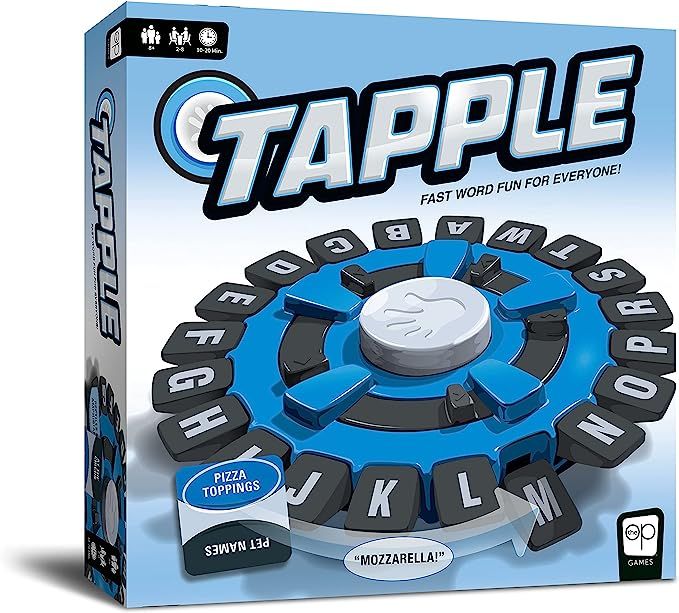 USAOPOLY TAPPLE® Word Game | Fast-Paced Family Board Game | Choose a Category & Race Against The... | Amazon (US)