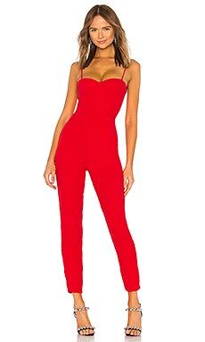 Lovers + Friends Ella Jumpsuit in Red from Revolve.com | Revolve Clothing (Global)